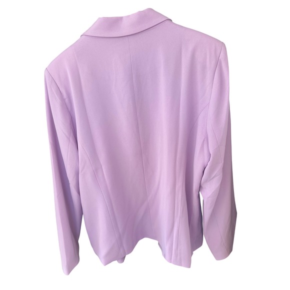 Petite Principle Lavender Floral Lined Blazer Women's XLP - Picture 4 of 5
